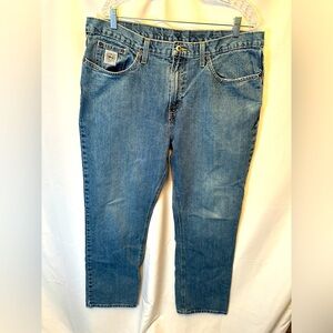 Cinch Silver Label Size 38x32 Men’s Mid-Rise Slim Fit Straight Jeans MB98034001